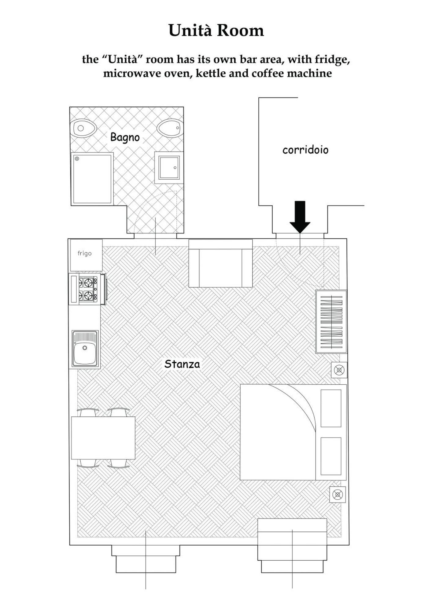 Garibaldino Rooms Триест Экстерьер фото
